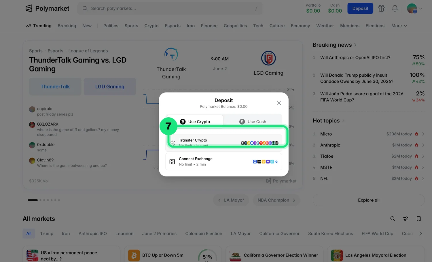 Choose how to fund your account